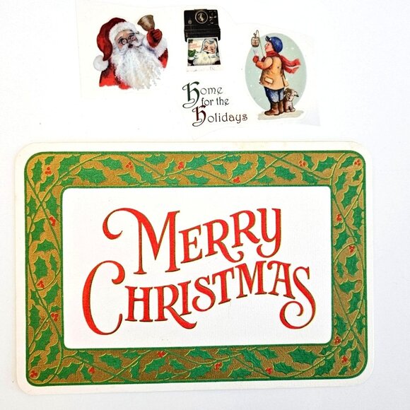 Vintage Instant Christmas Collection Ornament Decor Bundle - Picture 2 of 13